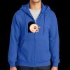 Tall Essential Fleece Full Zip Hooded Sweatshirt Thumbnail