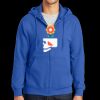 Tall Essential Fleece Full Zip Hooded Sweatshirt Thumbnail