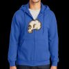 Tall Essential Fleece Full Zip Hooded Sweatshirt Thumbnail