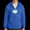 Tall Essential Fleece Full Zip Hooded Sweatshirt Thumbnail