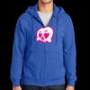 Tall Essential Fleece Full Zip Hooded Sweatshirt Thumbnail