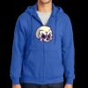 Tall Essential Fleece Full Zip Hooded Sweatshirt Thumbnail