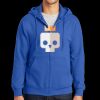 Tall Essential Fleece Full Zip Hooded Sweatshirt Thumbnail