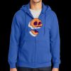 Tall Essential Fleece Full Zip Hooded Sweatshirt Thumbnail