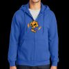 Tall Essential Fleece Full Zip Hooded Sweatshirt Thumbnail