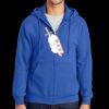 Tall Essential Fleece Full Zip Hooded Sweatshirt Thumbnail