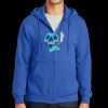 Tall Essential Fleece Full Zip Hooded Sweatshirt Thumbnail