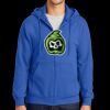 Tall Essential Fleece Full Zip Hooded Sweatshirt Thumbnail