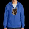 Tall Essential Fleece Full Zip Hooded Sweatshirt Thumbnail