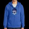 Tall Essential Fleece Full Zip Hooded Sweatshirt Thumbnail