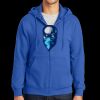 Tall Essential Fleece Full Zip Hooded Sweatshirt Thumbnail