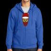 Tall Essential Fleece Full Zip Hooded Sweatshirt Thumbnail