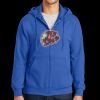 Tall Essential Fleece Full Zip Hooded Sweatshirt Thumbnail