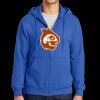 Tall Essential Fleece Full Zip Hooded Sweatshirt Thumbnail