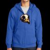 Tall Essential Fleece Full Zip Hooded Sweatshirt Thumbnail
