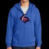 Tall Essential Fleece Full Zip Hooded Sweatshirt Thumbnail