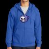 Tall Essential Fleece Full Zip Hooded Sweatshirt Thumbnail
