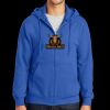 Tall Essential Fleece Full Zip Hooded Sweatshirt Thumbnail