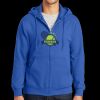 Tall Essential Fleece Full Zip Hooded Sweatshirt Thumbnail