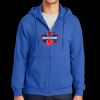 Tall Essential Fleece Full Zip Hooded Sweatshirt Thumbnail