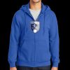 Tall Essential Fleece Full Zip Hooded Sweatshirt Thumbnail