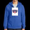 Tall Essential Fleece Full Zip Hooded Sweatshirt Thumbnail