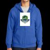 Tall Essential Fleece Full Zip Hooded Sweatshirt Thumbnail