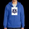 Tall Essential Fleece Full Zip Hooded Sweatshirt Thumbnail