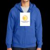 Tall Essential Fleece Full Zip Hooded Sweatshirt Thumbnail