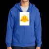 Tall Essential Fleece Full Zip Hooded Sweatshirt Thumbnail