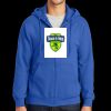 Tall Essential Fleece Full Zip Hooded Sweatshirt Thumbnail