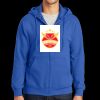 Tall Essential Fleece Full Zip Hooded Sweatshirt Thumbnail