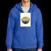 Tall Essential Fleece Full Zip Hooded Sweatshirt Thumbnail