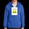 Tall Essential Fleece Full Zip Hooded Sweatshirt Thumbnail