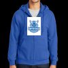 Tall Essential Fleece Full Zip Hooded Sweatshirt Thumbnail