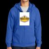 Tall Essential Fleece Full Zip Hooded Sweatshirt Thumbnail