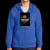 Tall Essential Fleece Full Zip Hooded Sweatshirt Thumbnail
