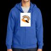Tall Essential Fleece Full Zip Hooded Sweatshirt Thumbnail