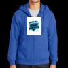 Tall Essential Fleece Full Zip Hooded Sweatshirt Thumbnail
