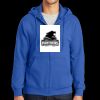 Tall Essential Fleece Full Zip Hooded Sweatshirt Thumbnail