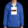 Tall Essential Fleece Full Zip Hooded Sweatshirt Thumbnail