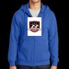 Tall Essential Fleece Full Zip Hooded Sweatshirt Thumbnail