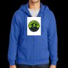 Tall Essential Fleece Full Zip Hooded Sweatshirt Thumbnail