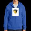 Tall Essential Fleece Full Zip Hooded Sweatshirt Thumbnail