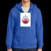 Tall Essential Fleece Full Zip Hooded Sweatshirt Thumbnail