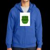 Tall Essential Fleece Full Zip Hooded Sweatshirt Thumbnail