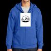 Tall Essential Fleece Full Zip Hooded Sweatshirt Thumbnail