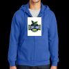 Tall Essential Fleece Full Zip Hooded Sweatshirt Thumbnail