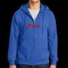 Tall Essential Fleece Full Zip Hooded Sweatshirt Thumbnail