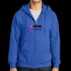 Tall Essential Fleece Full Zip Hooded Sweatshirt Thumbnail